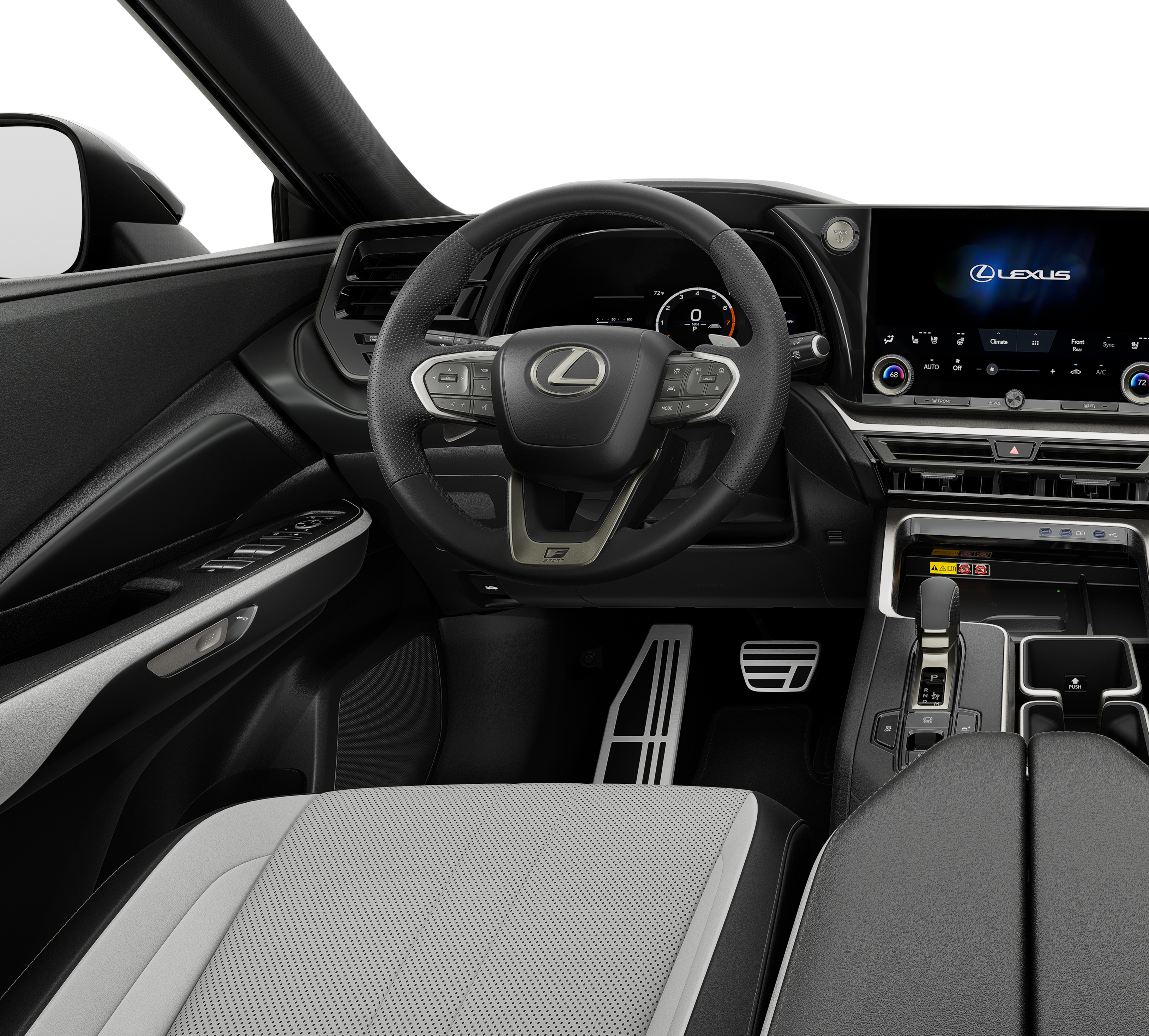 New 2026 Wind Chill Pearl Lexus TX 500h F SPORT PERFORMANCE PREMIUM AWD image 6