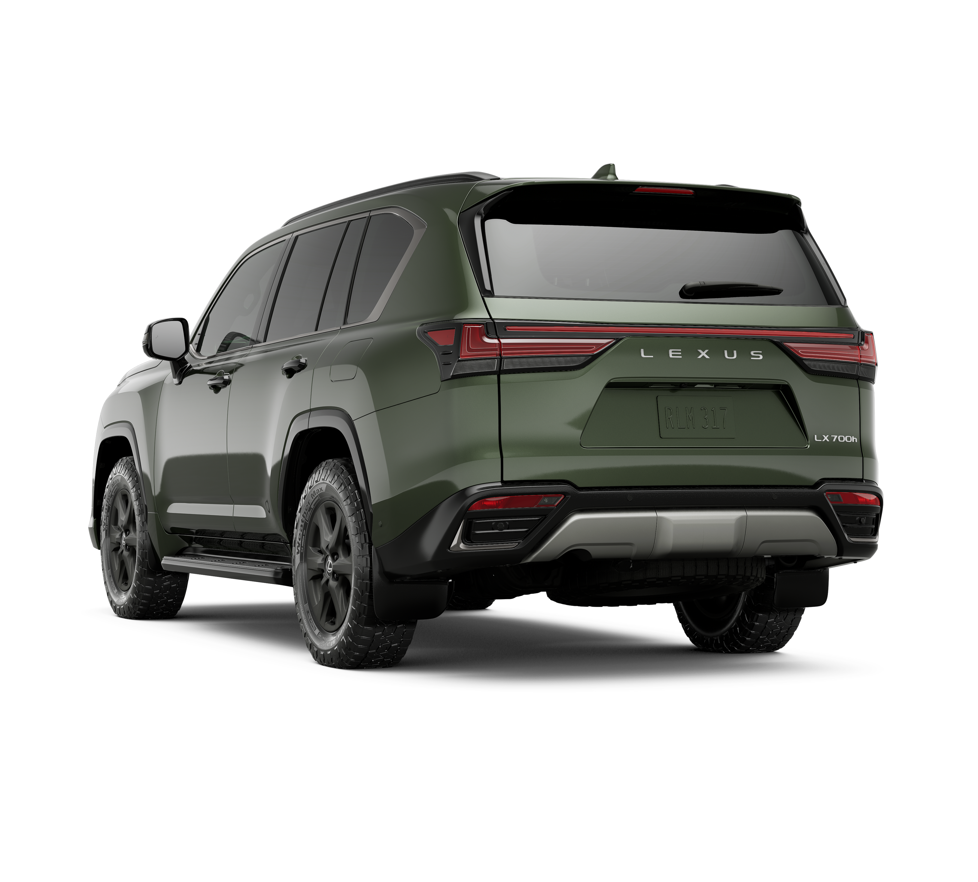 New 2026 Nori Green Pearl Lexus LX 700h OVERTRAIL image 3