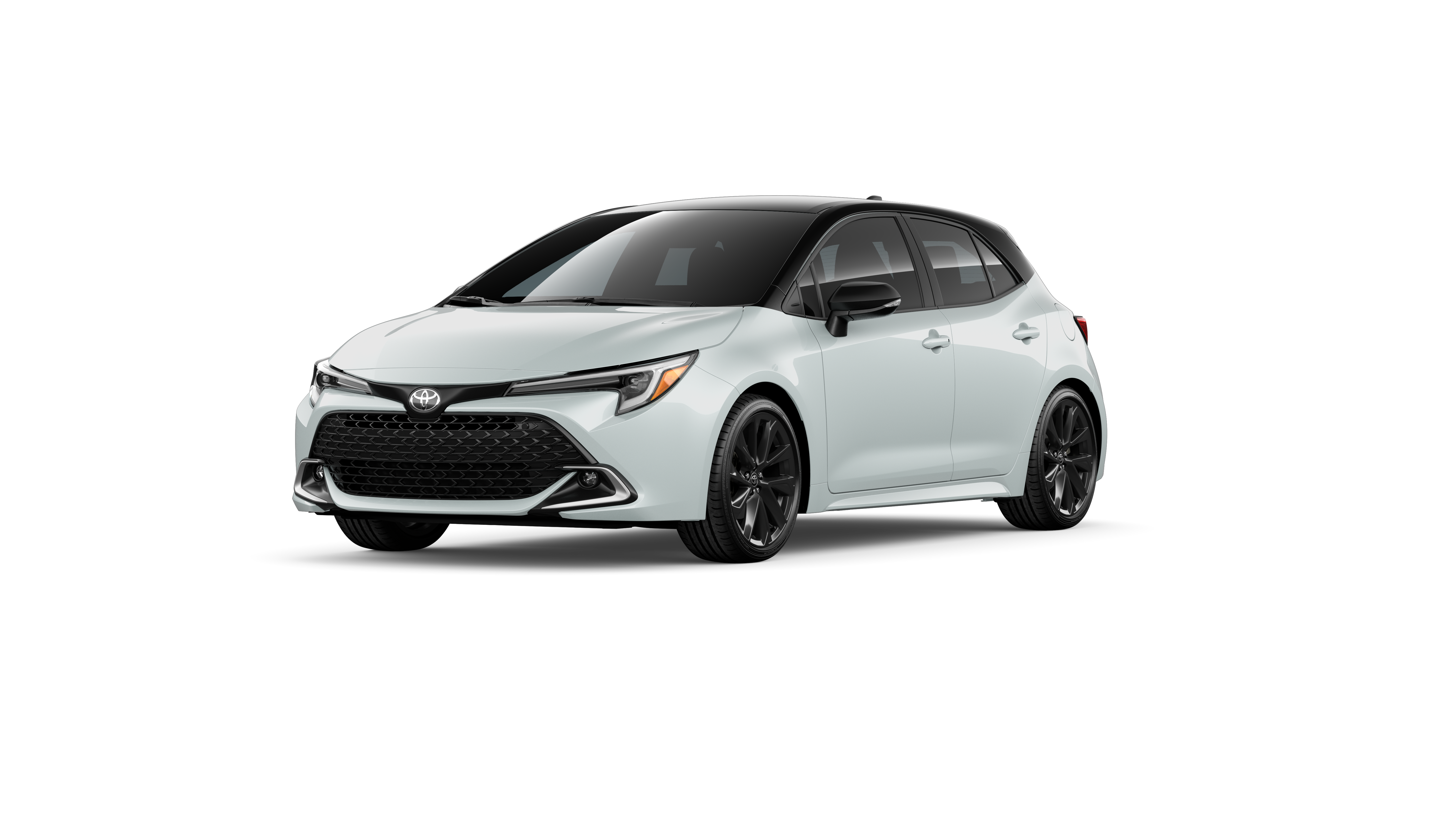 Wind Chill Pearl with Midnight Black Metallic roof 2026 Toyota Corolla Hatchback Hatchback Front-Wheel Drive 