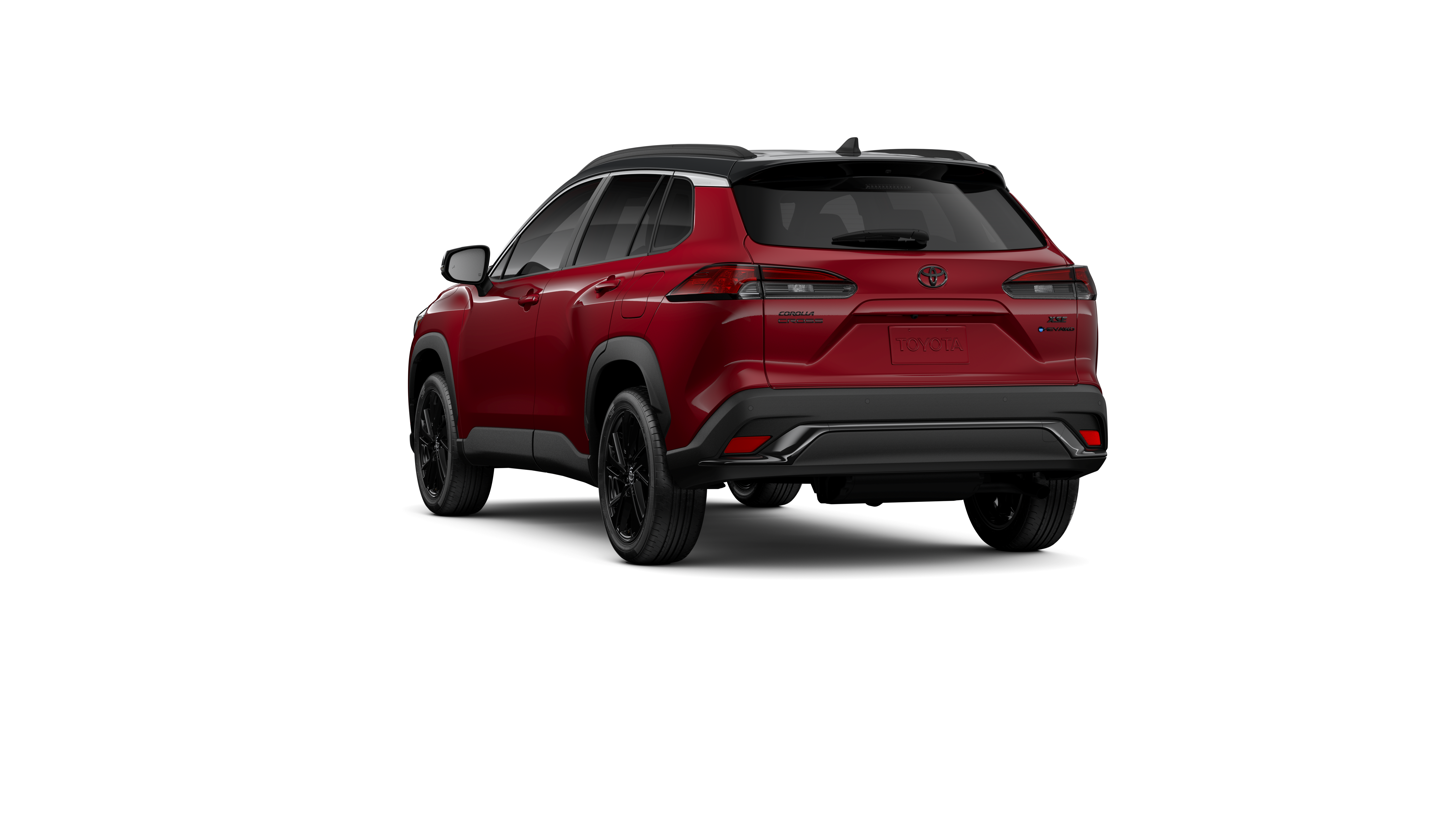 New 2026 Soul Red Crystal  with Jet Black roof Toyota Hybrid XSE image 4