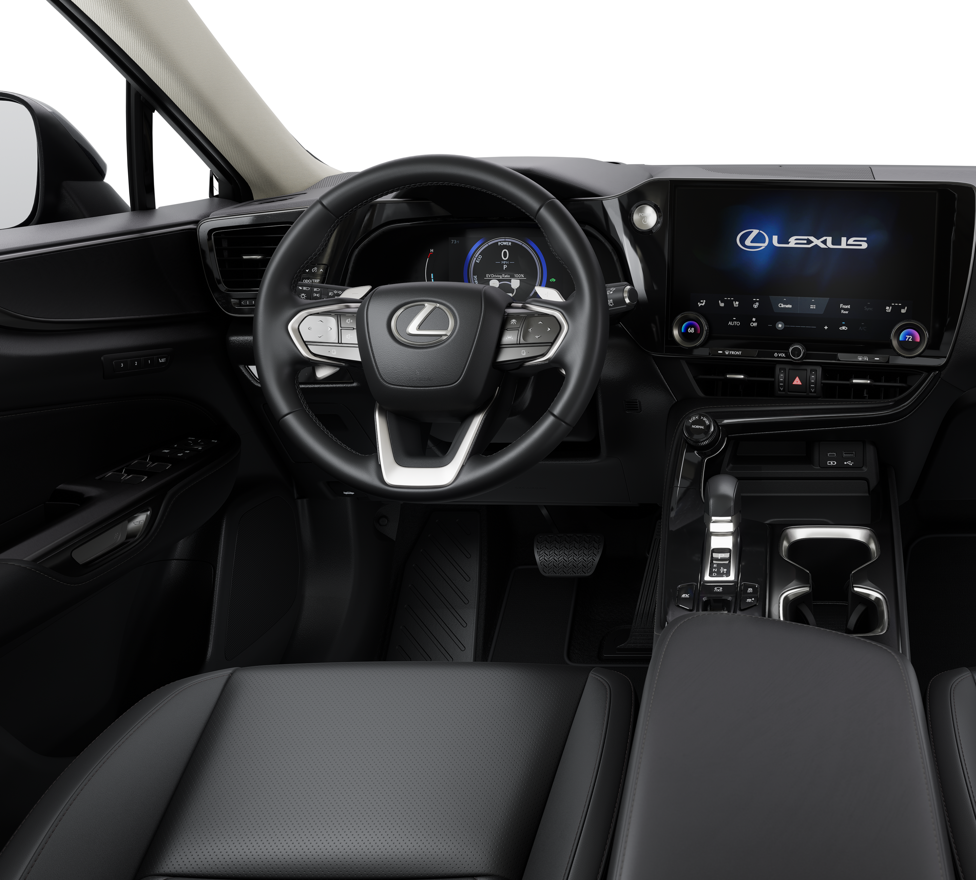 New 2026 Ultra White Lexus NX 350h LUXURY AWD image 6